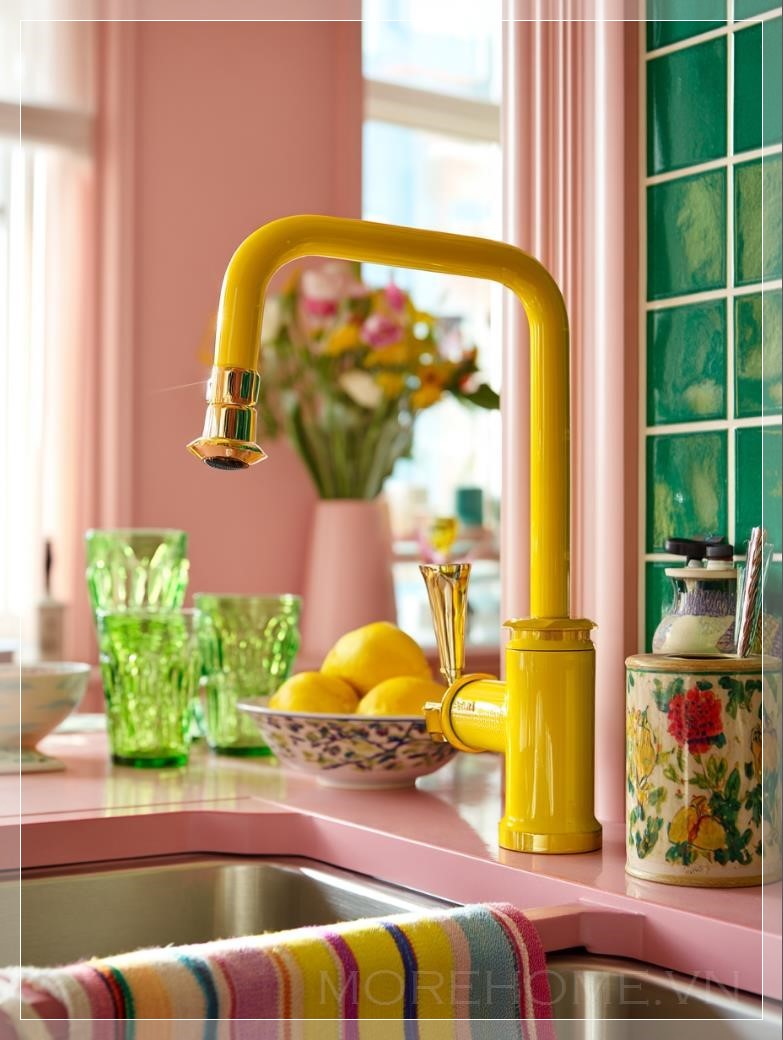 Những Chi Tiết Rực Rỡ Cho Một Không Gian Bếp Vui Tươi...