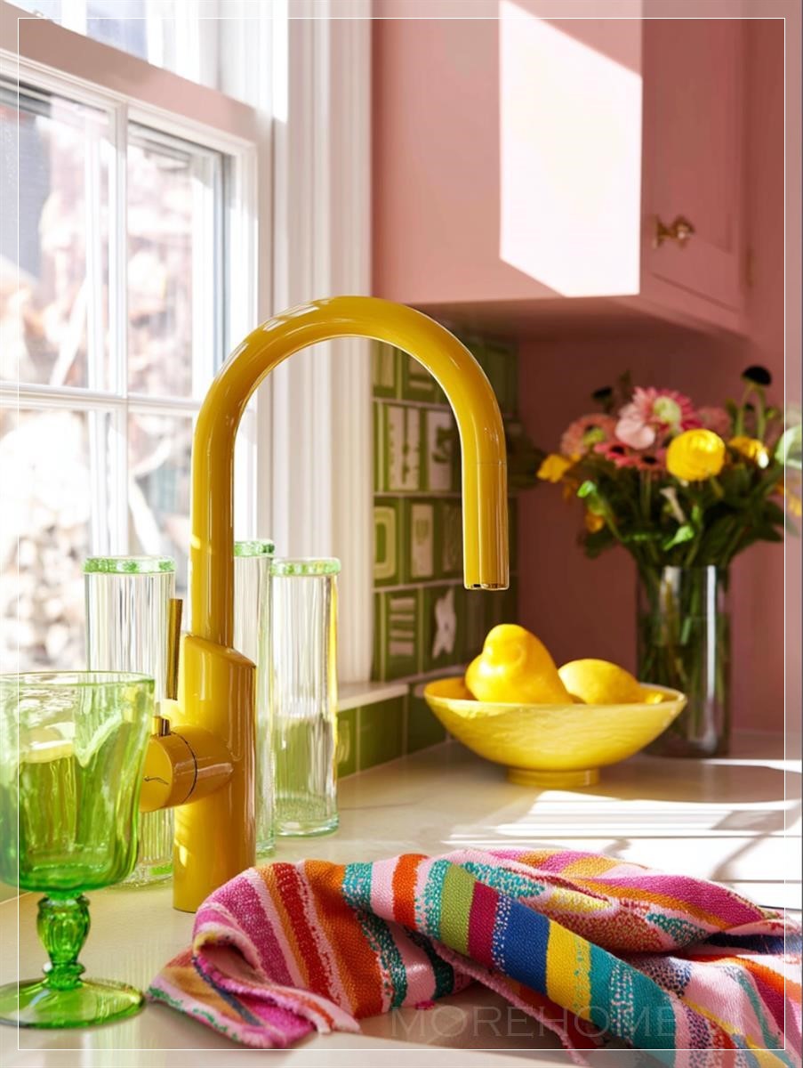 Những Chi Tiết Rực Rỡ Cho Một Không Gian Bếp Vui Tươi...