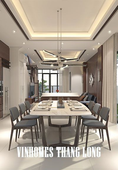  Thiết kế nội thất biệt thự Vinhomes Thăng Long hiện đại - anh Thành