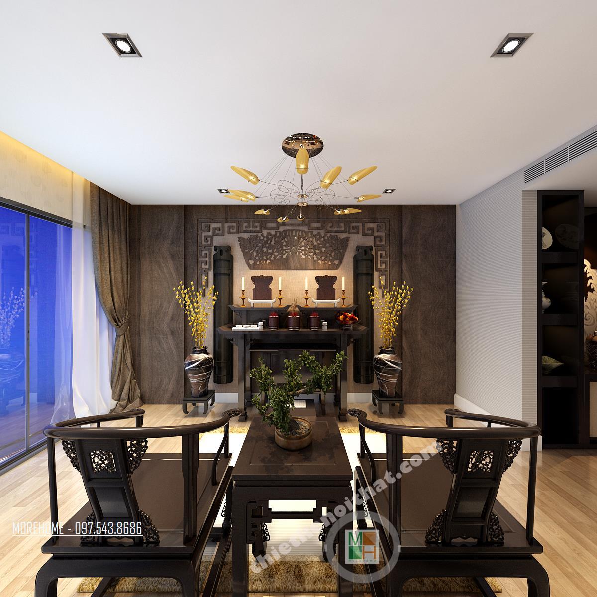 Thiết kế nội thất PENTHOUSE tại Mandarin Garden Hòa Phát