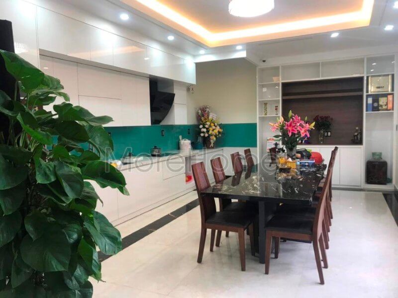 Công trình sản phẩm thi công nội thất phòng ăn hiện đại cho nhà lô phố tại phường Sở Dầu Hải Phòng