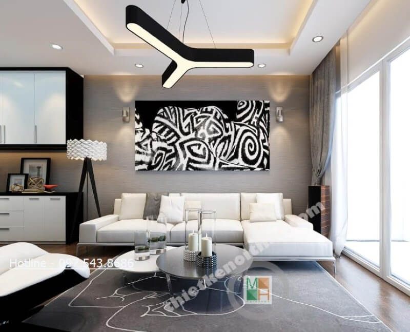 Với những căn hộ chung cư có diện tích nhỏ lựa chọn giấy dán tường hàn quốc tạo cho không gian văn phòng thêm rộng và thoáng hơn